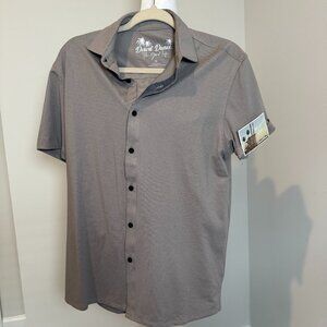 Desert Dunes Men’s Button-Front Polo Shirt | NWT Size S